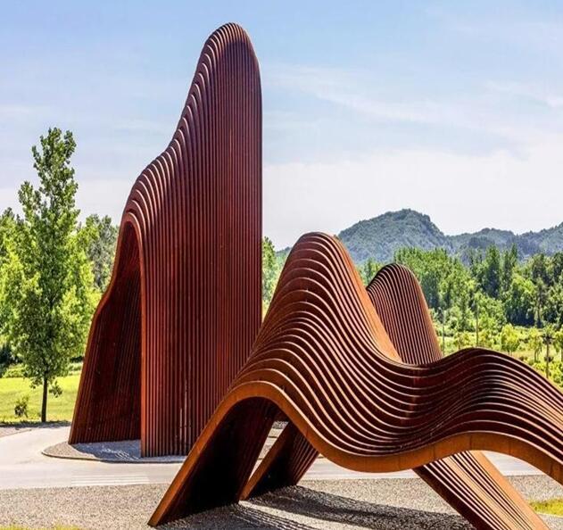 莆田锈钢板造型